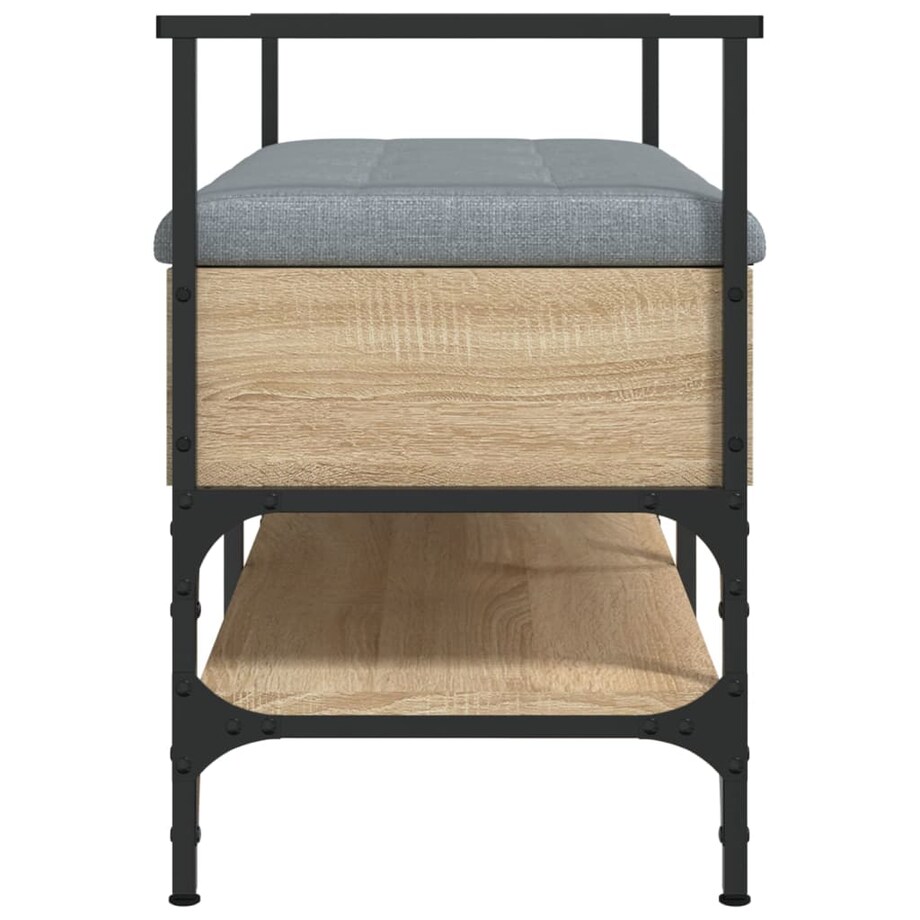 vidaXL Ławka na buty, dąb sonoma, 85,5x42x57,5 cm