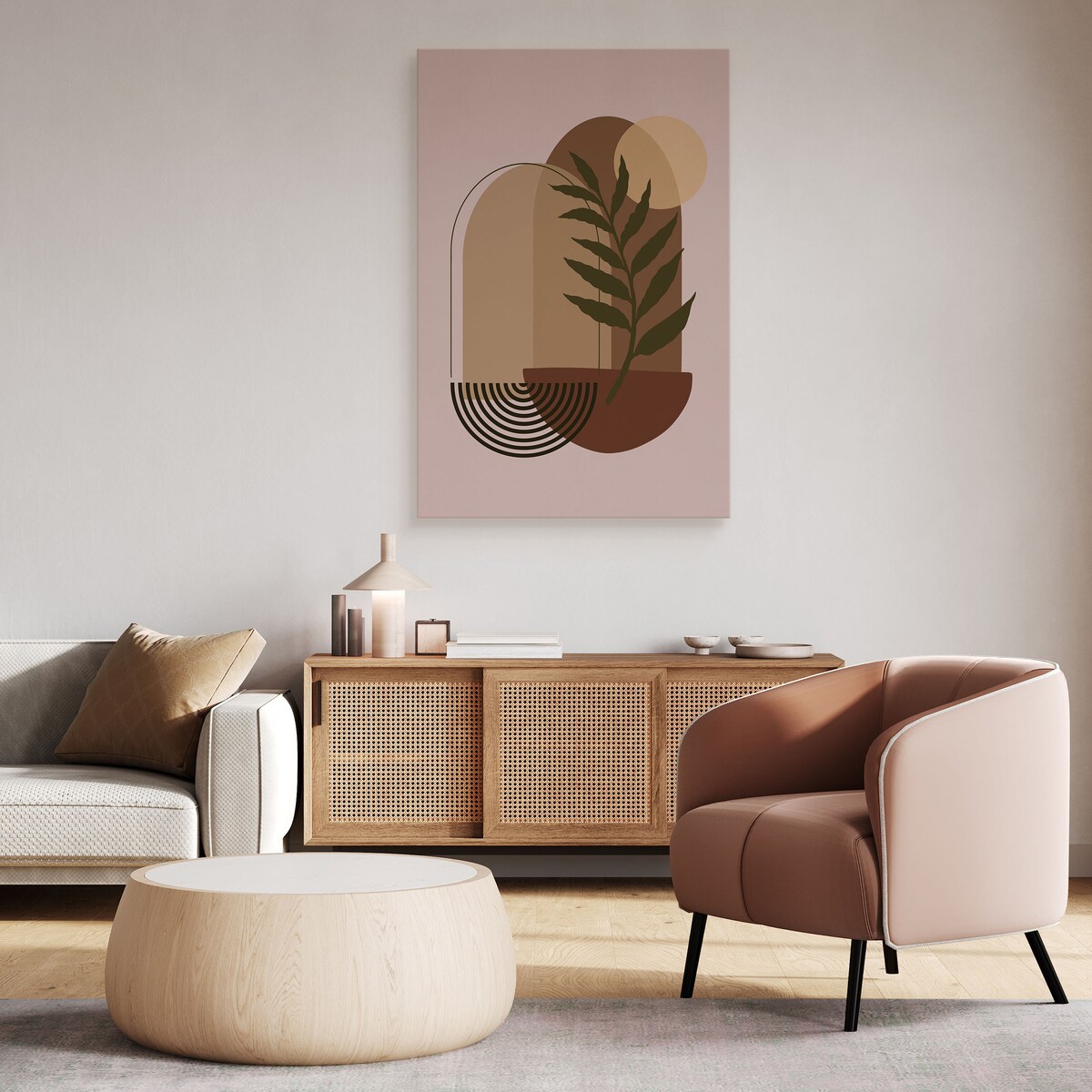 Obraz Żołędzie Liście Boho 30x40cm