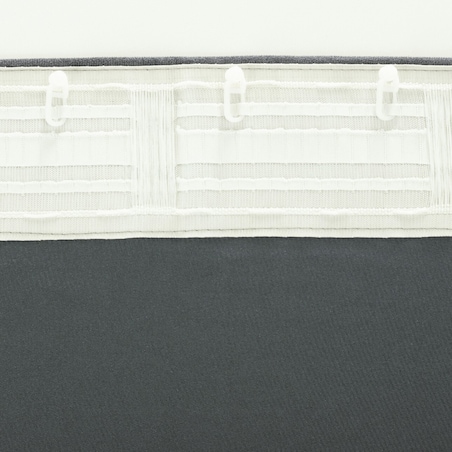 Zasłona BASIC na taśmie marszczącej 140x260cm szary szenil 1 szt. 140x260 szary