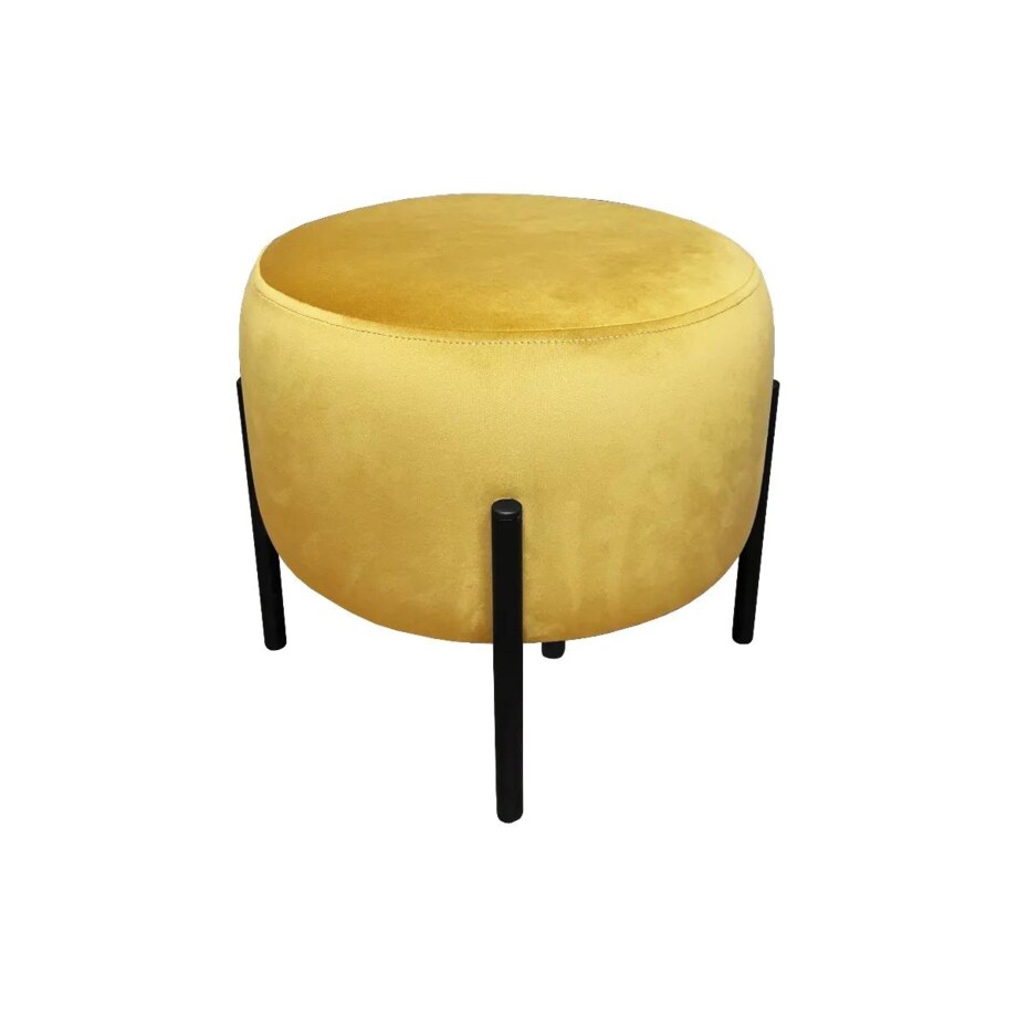 Pufa WILFRED MG VELVET musztardowa/curry