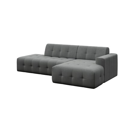 Sofa narożna prawa Tuil srebrnoszara