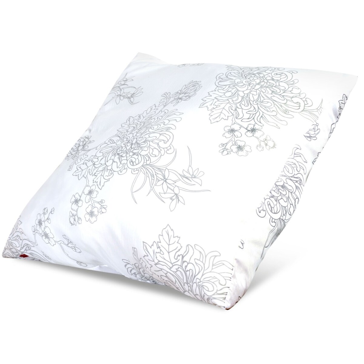 Poduszka Do Spania 80X80 Cm Antyalergiczna Z Mikrofibry Kulka Silikonowa Ze Wzorem