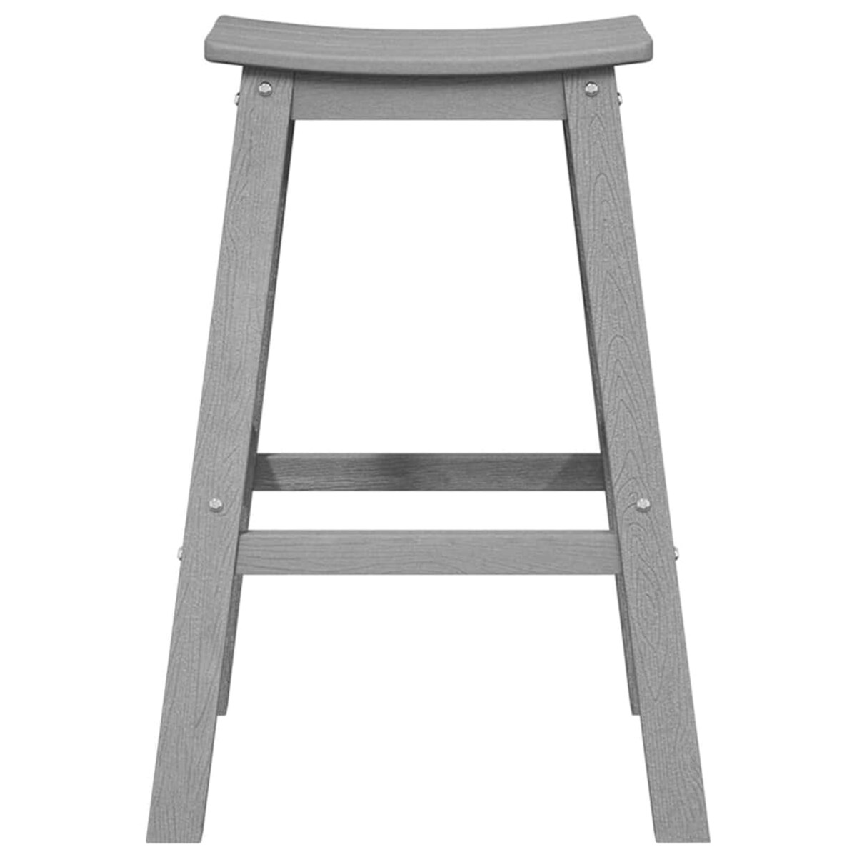 vidaXL Zestaw barowy w ogrodzie 4 pcs Jasnoszary HDPE