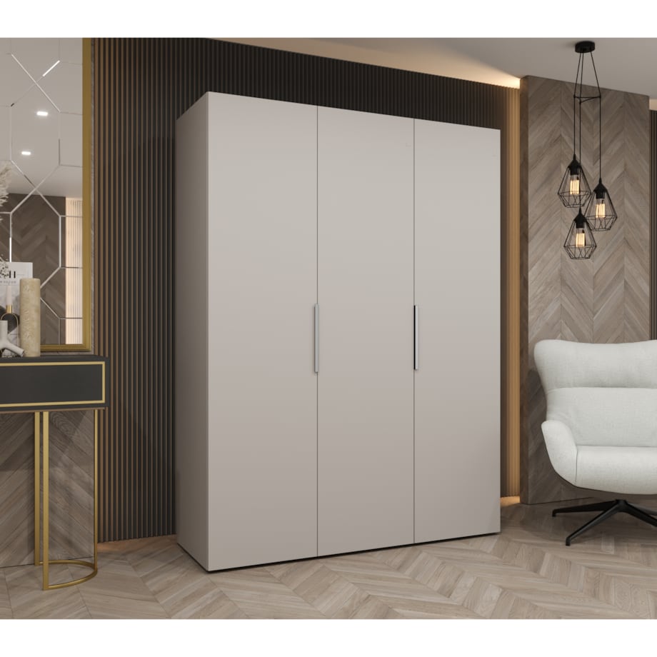 Szafa uchylna otwierana MARBELLA 1 150 wys. 202 cm Kaszmir + u. Kaszmir