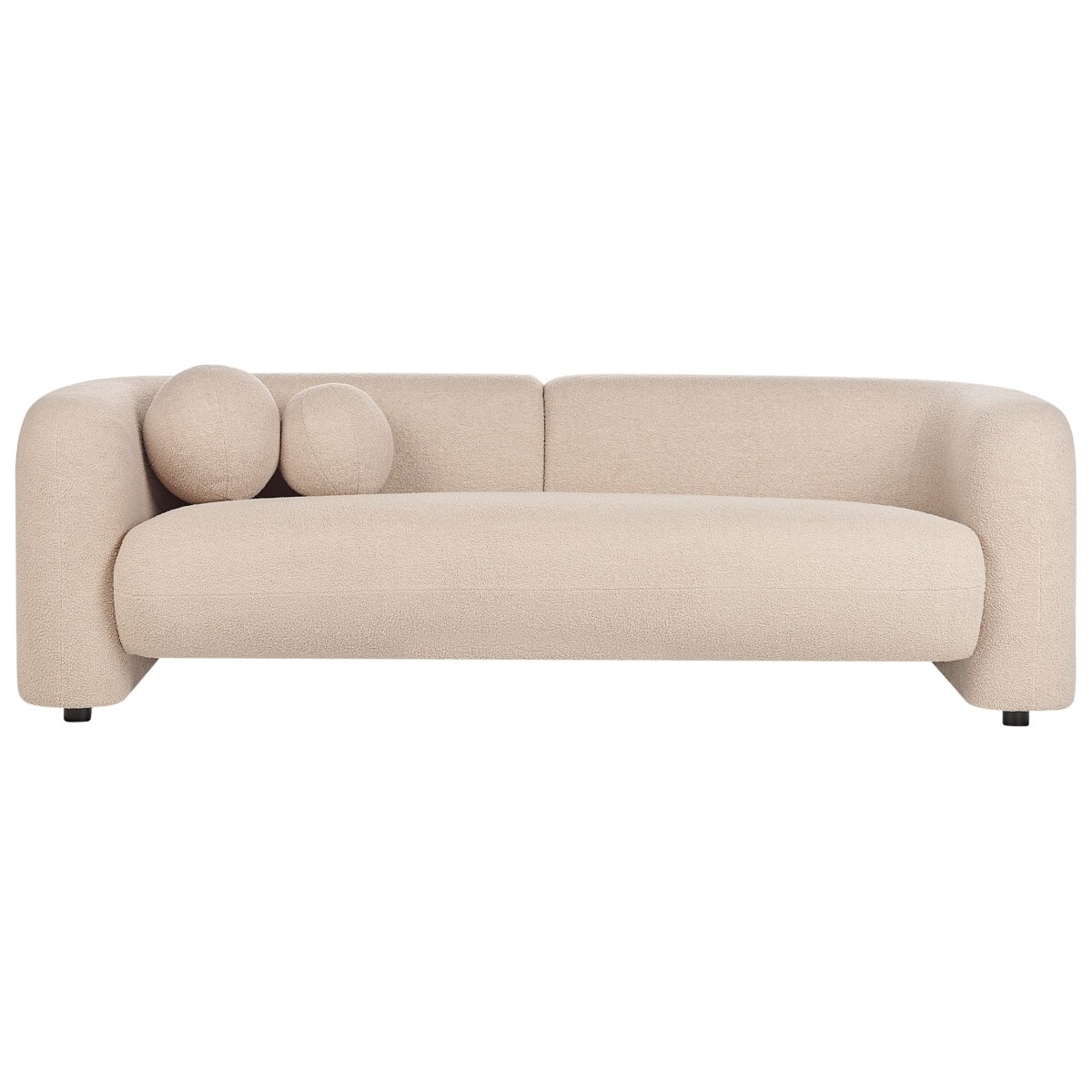 Komplet wypoczynkowy dla 5 osób LEIREN Boucle Beżowy