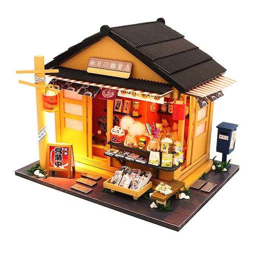 Miniaturowy domek DIY - Sklepik w Tokio