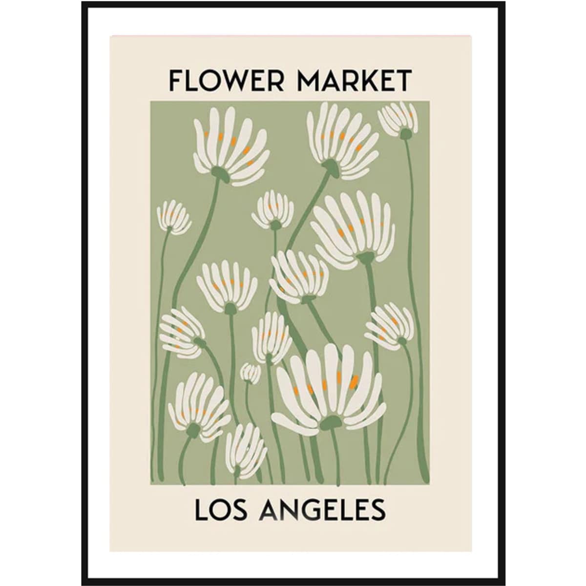 Poster Story, Plakat, Obraz - Flower Market Los Angeles, wymiary 21 x 30 cm