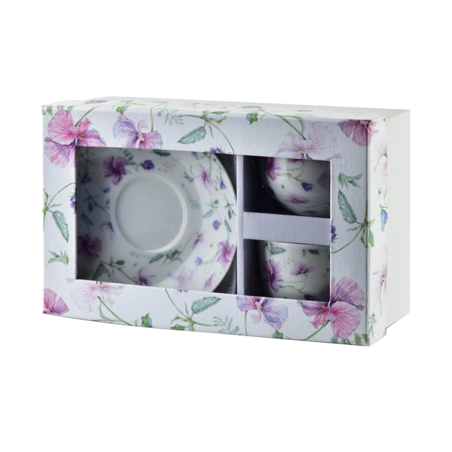 JOY Komplet 2 filiżanek ze spodkiem 245ml