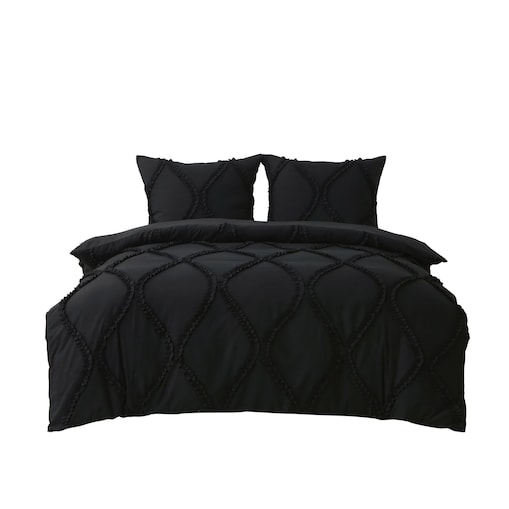 pościel "royal" 200x220 cm mikrofibra czarny