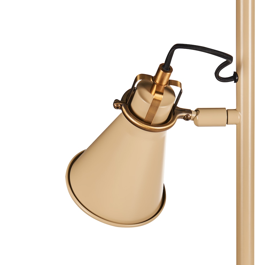 Lampa podłogowa MOYOLA Regulowana Metal Beżowy