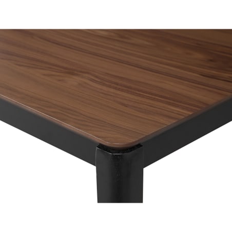 Stół do jadalni 135 x 80 cm ciemne drewno CEDAR