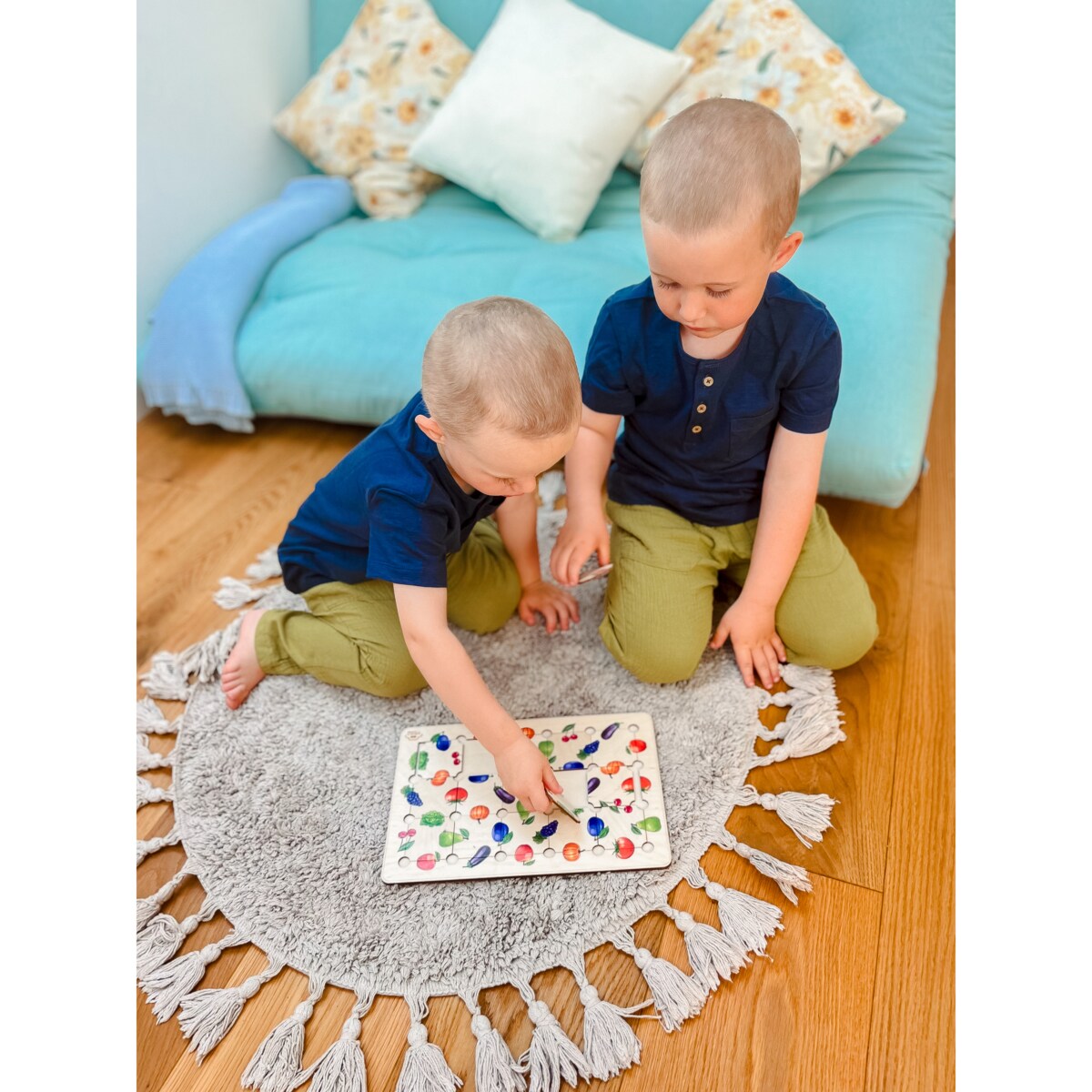 Układanka logiczna Owoce i warzywa