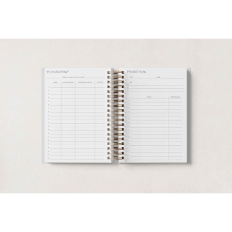 PLANNER NIEDATOWANY TYGODNIOWY – WHITE BEET