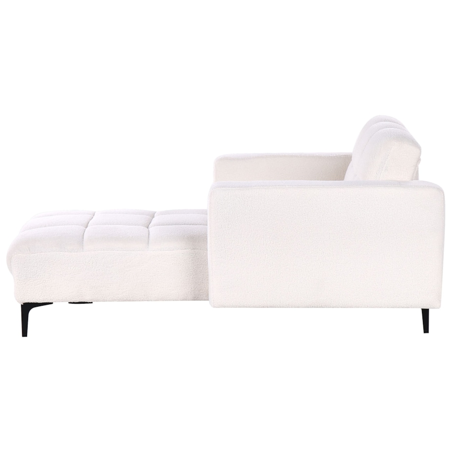 Szezlong boucle biały ALNES