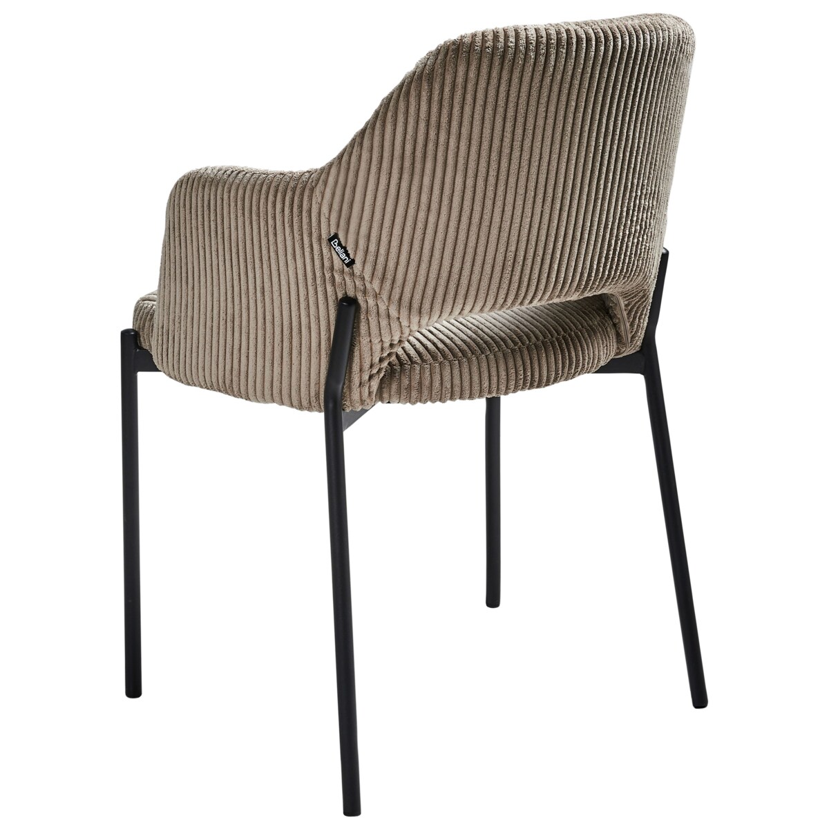 Zestaw 2 krzeseł do jadalni RATON Sztruks Beżowy