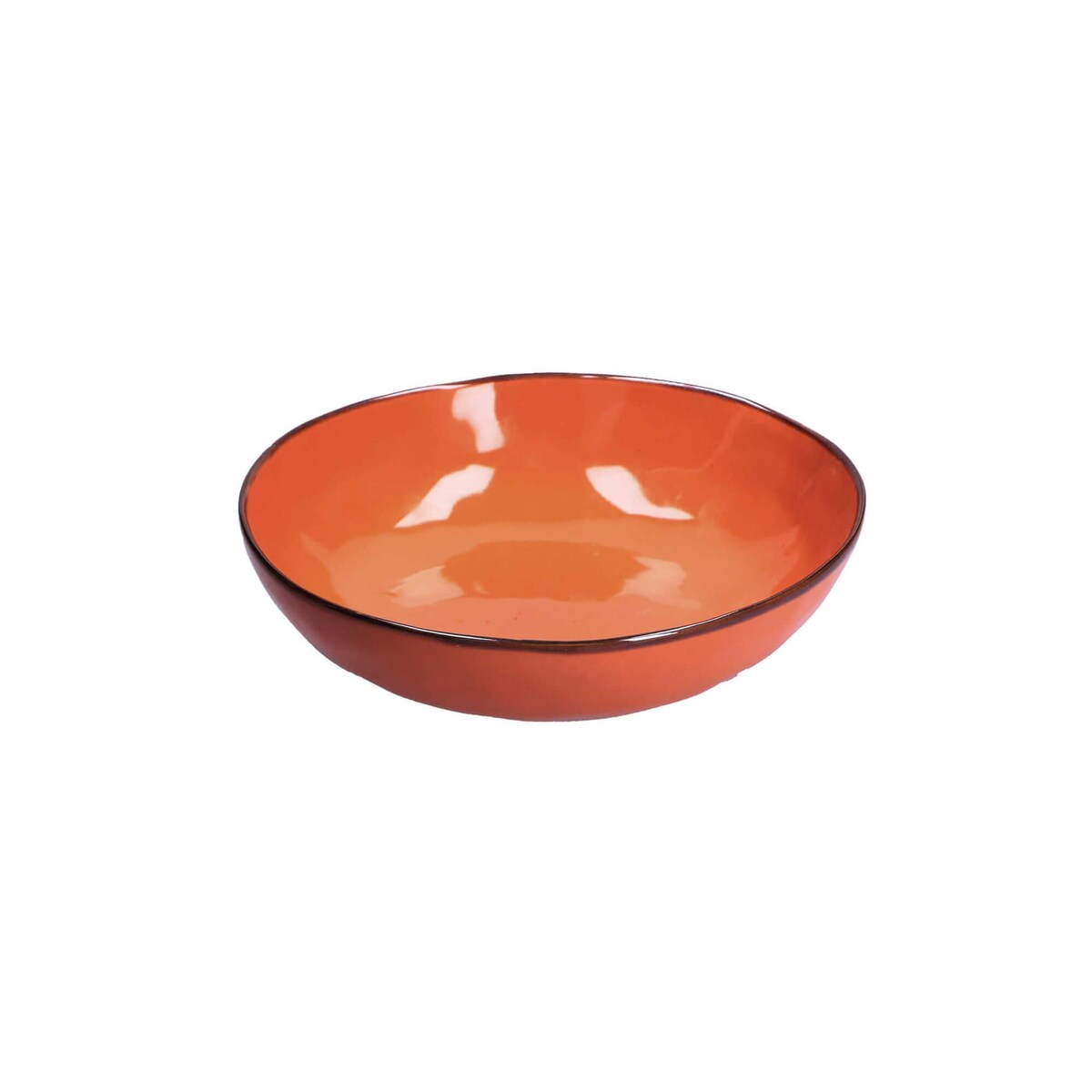 Zestaw 4 talerzy do zupy Concerto Arancione - Pomarańczowy, 21 cm