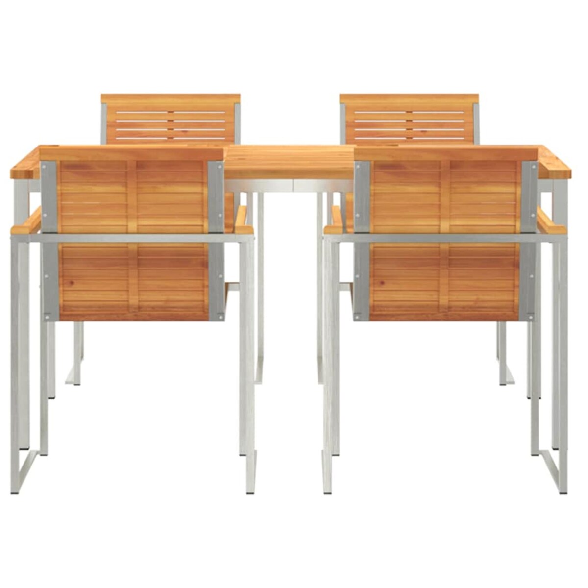 vidaXL Zestaw do jadalni w ogrodzie 5 pcs Drewno akacjowe