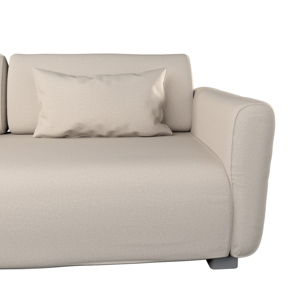 Pokrowiec na sofę 2-osobową jeden podłokietnik Mysinge, szary, sofa Mysinge 2-os. jeden podłokietnik, Living