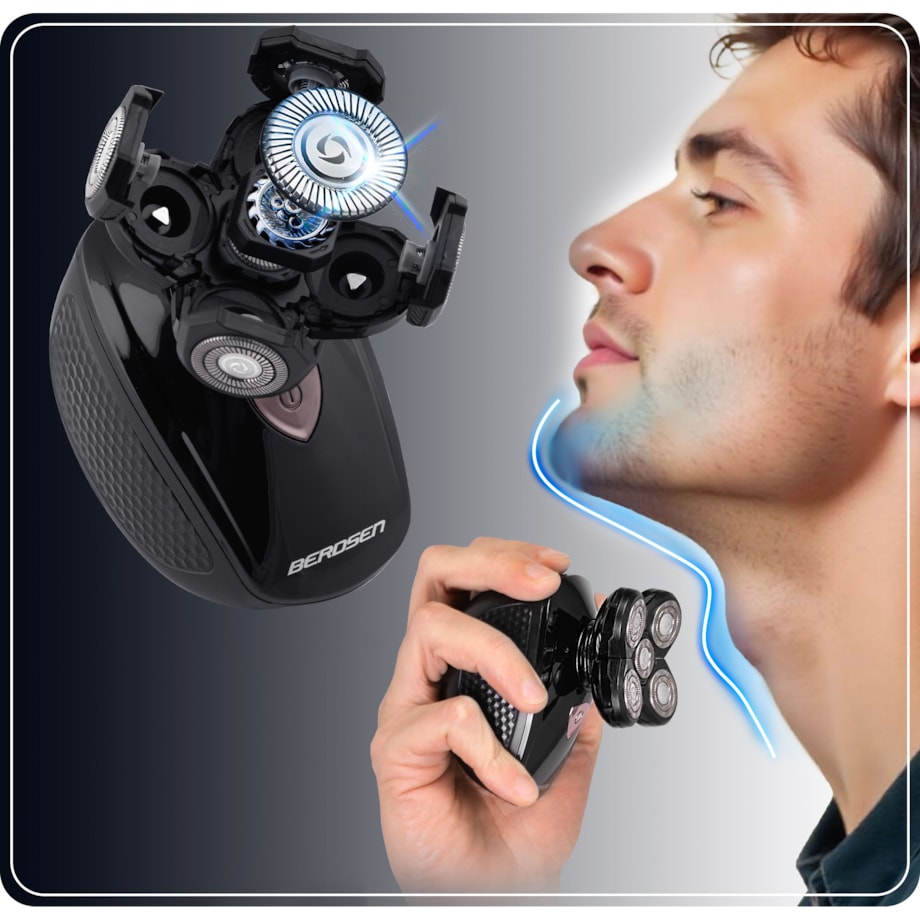 Golarka męska maszynka trymer do brody włosów 5w1 Berdsen