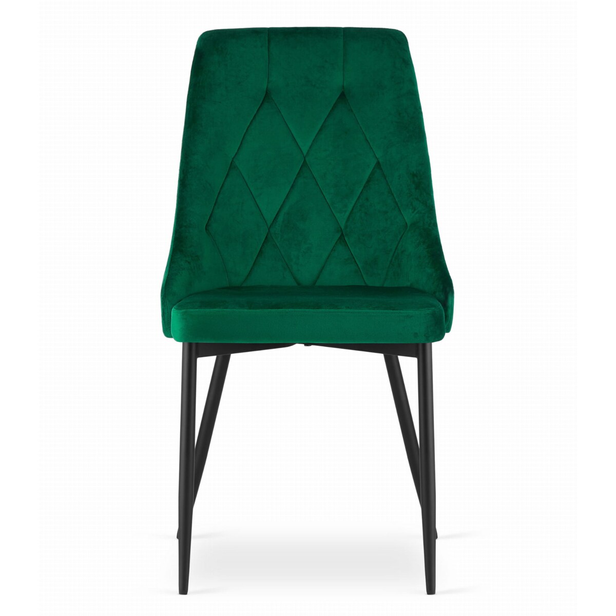Krzesło Do Jadalni Kuchni Salonu Imola - Ciemna Zieleń Aksamit X 4