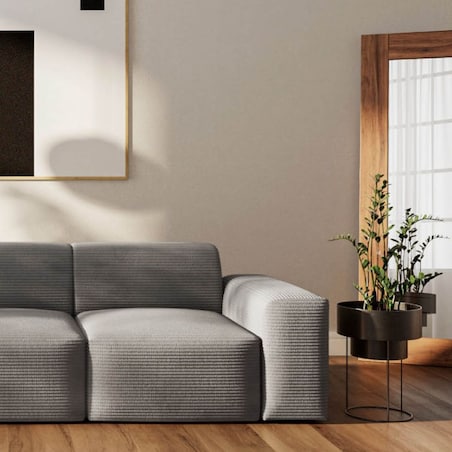Villet Sofa 3 osobowa szara