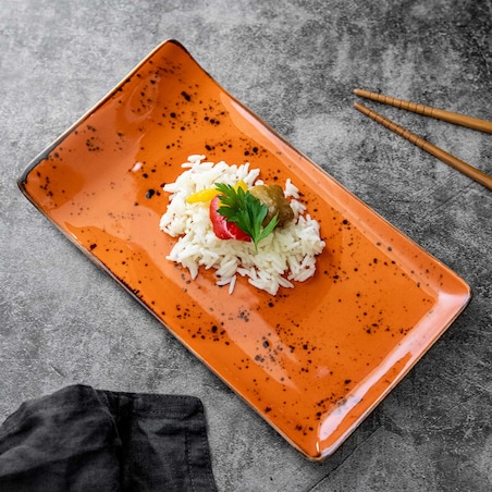 Talerz prostokątny Dahlia 300x200 mm