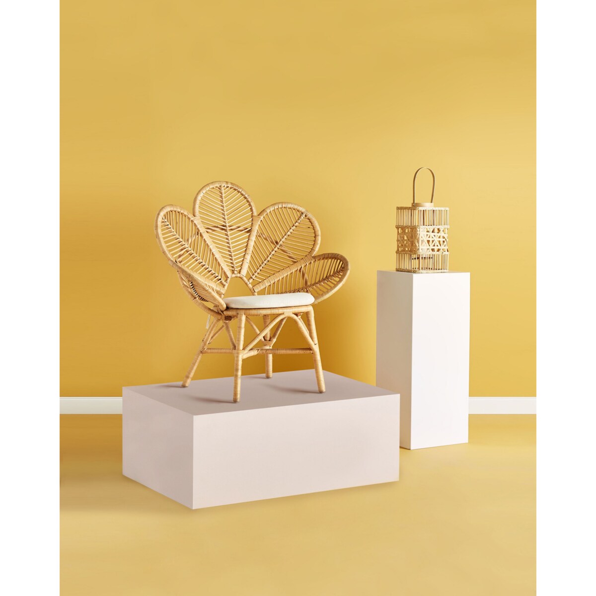 Krzesło ogrodowe Rattan Beżowy FLORENTINE