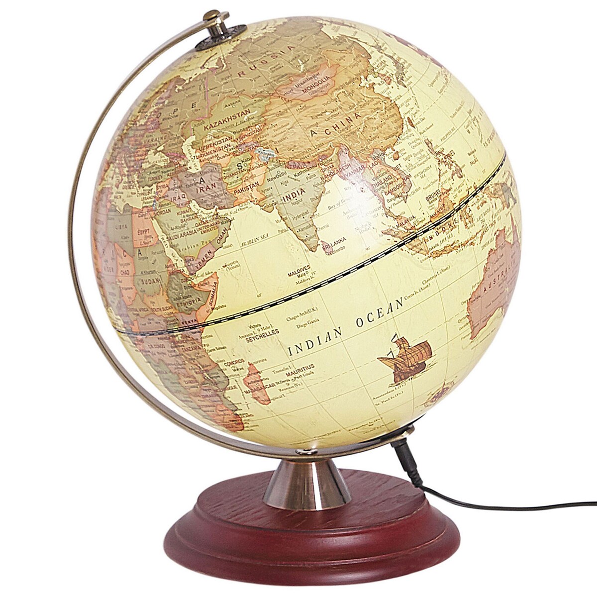 Globus LED VESPUCCI Żółty 30 cm