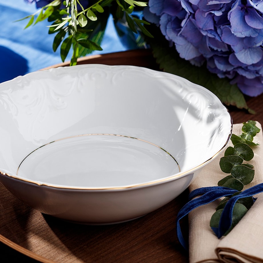 Salaterka okrągła 23 cm Fryderyka Złota Linia 3616