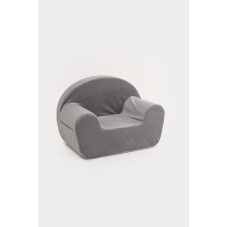 Piankowy fotelik - szary