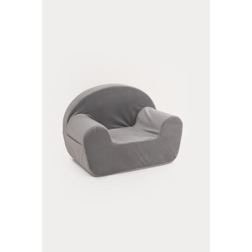 Piankowy fotelik - szary