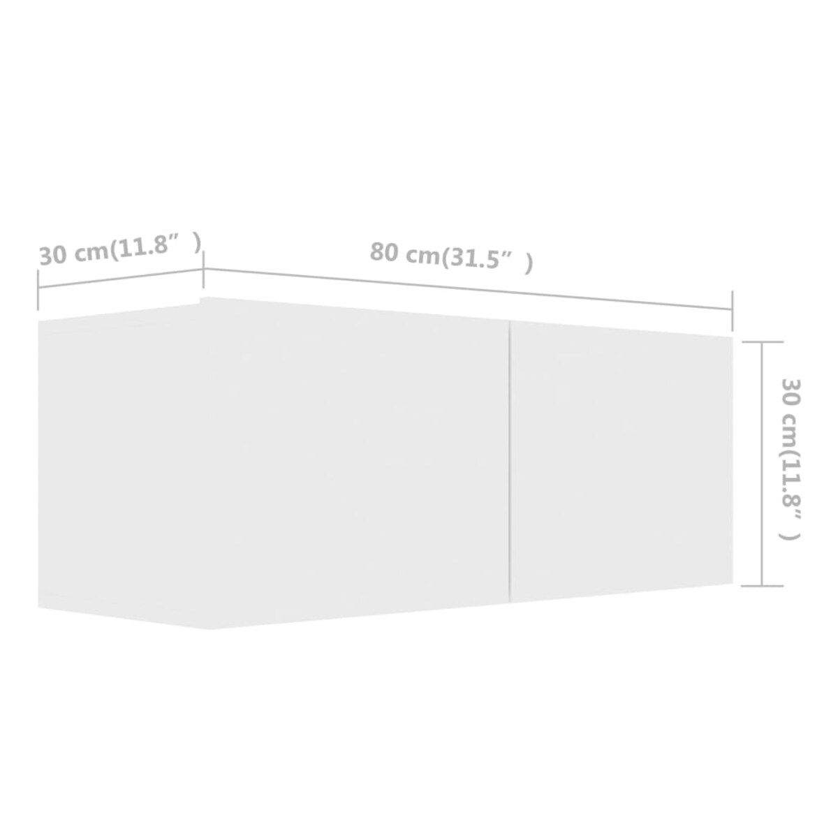 vidaXL 6-cz. zestaw szafek TV, biały, materiał drewnopochodny