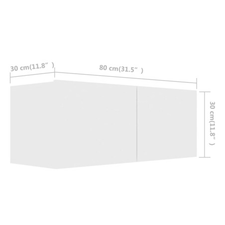 vidaXL 6-cz. zestaw szafek TV, biały, materiał drewnopochodny