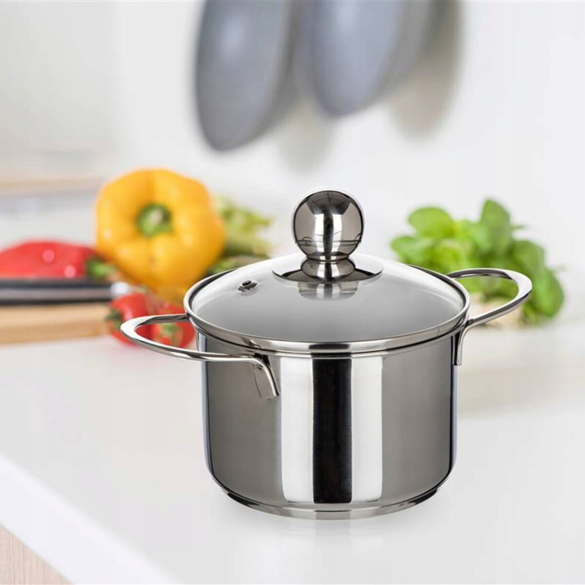 GARNEK z pokrywką 0,85 L indukcja mały kamping piknik turystyczny kuchenny