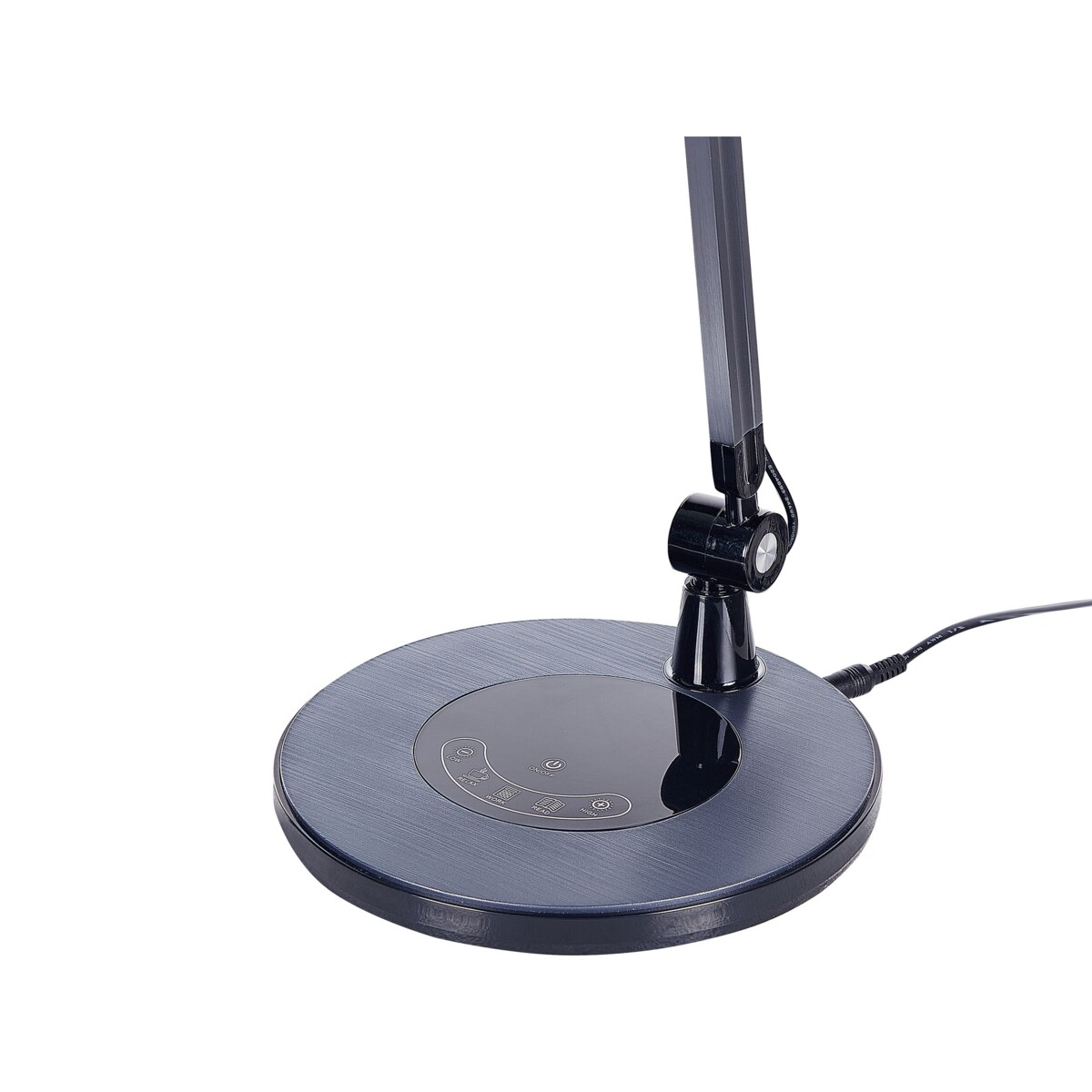 Lampa biurkowa LED metalowa czarna GRUS