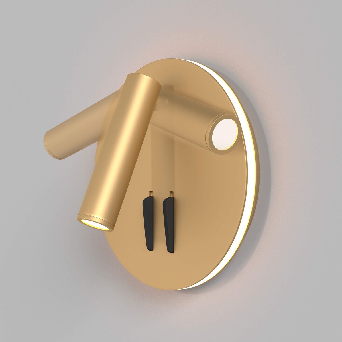 Spot kinkiet naścienny Los 176 C176-WL-01-6W-MG LED 9W złoty