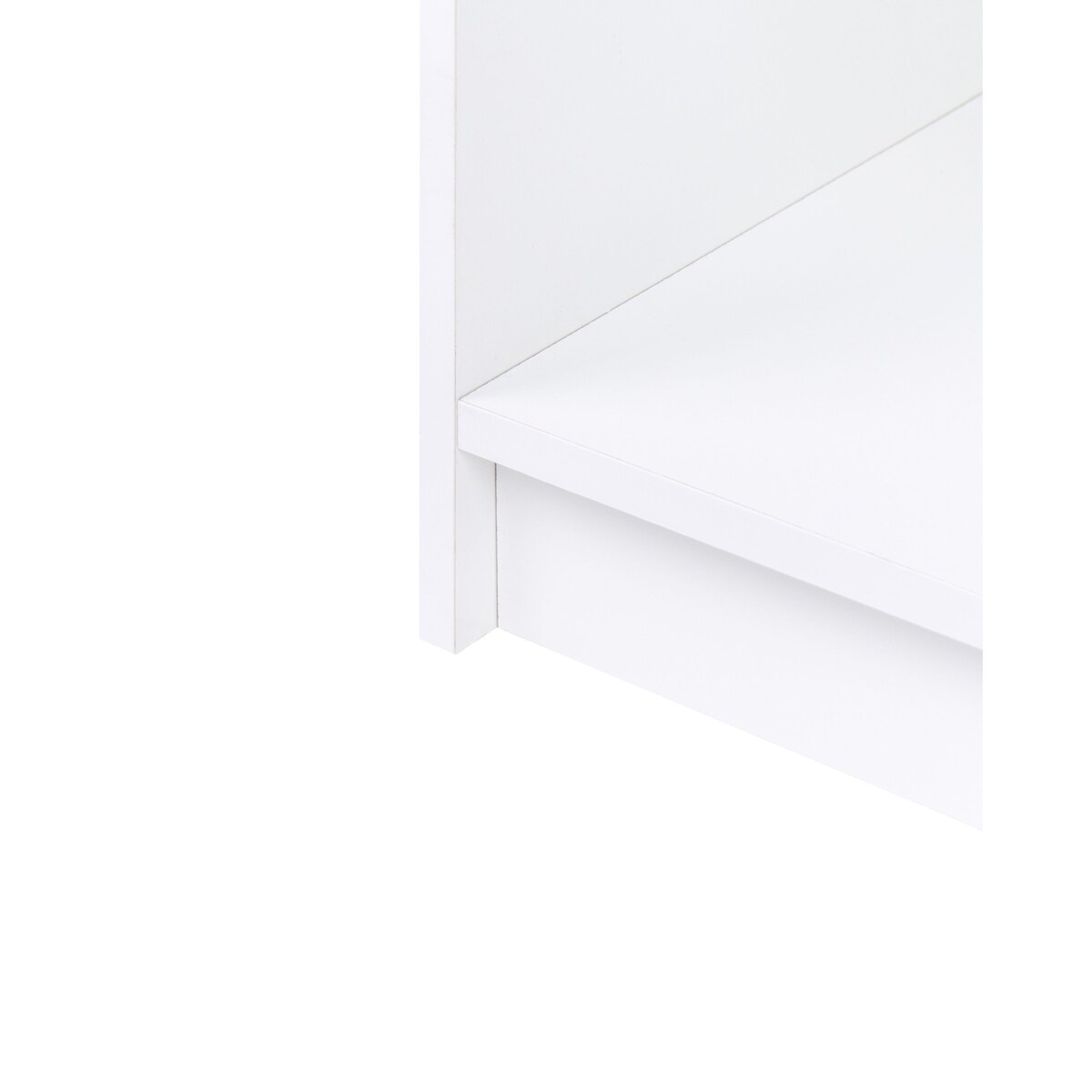 Regał na książki 3 półki ZEHNA 117 cm Biały