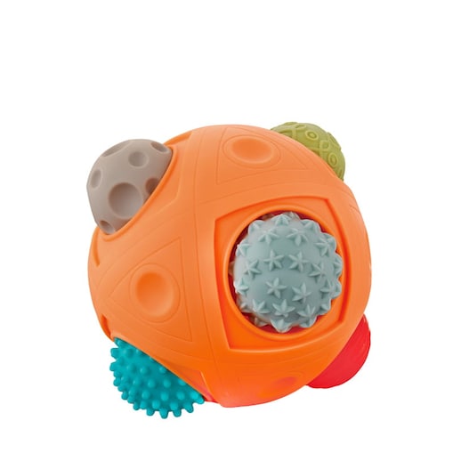 Kula sensoryczna z piłeczkami - miękkie klocki