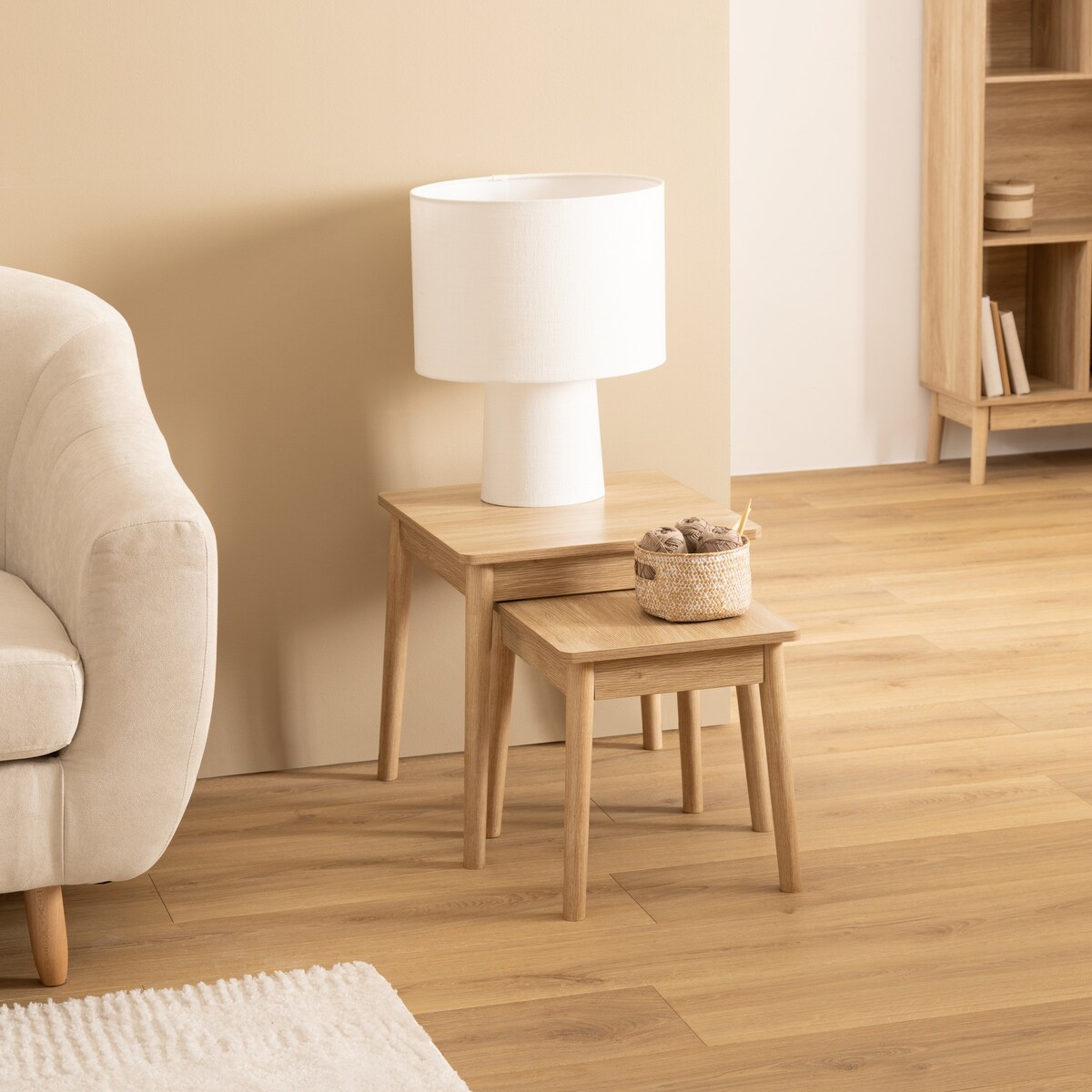 Zestaw stolików kawowych ABANA, 2 stoliki