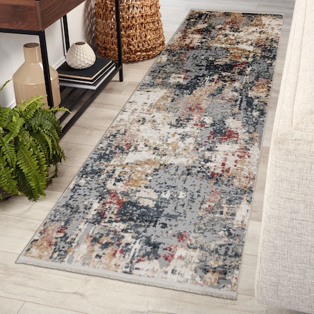 Dywan, chodnik DISTIN 0123A różowy / 80x250 cm
