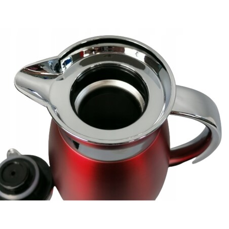 Termos na napoje Banquet 1,5L czerwony turystyczny piknik wycieczka rączką