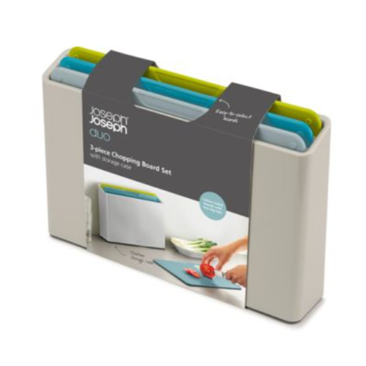 Zestaw 3 desek + stojak Duo Joseph Joseph