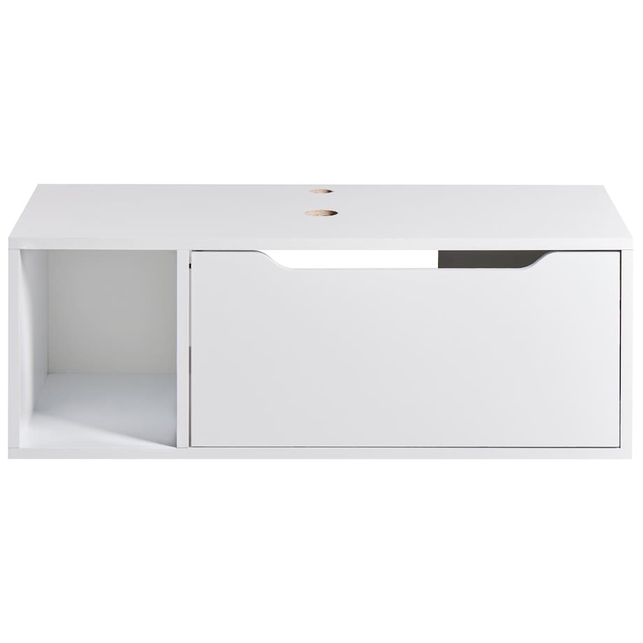 Szafka łazienkowa wisząca pod umywalkę CASCAVEL 80 cm Biały