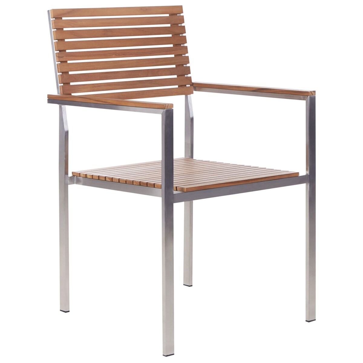 Zestaw 6 krzeseł ogrodowych z poduszkami VIAREGGIO Brązowy