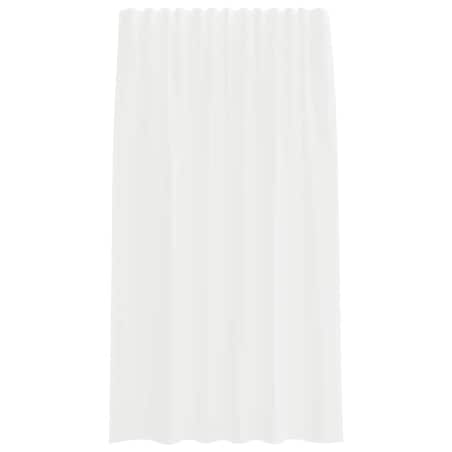 vidaXL Zasłony woalowe z kieszeniami na drążek 2 szt. białe