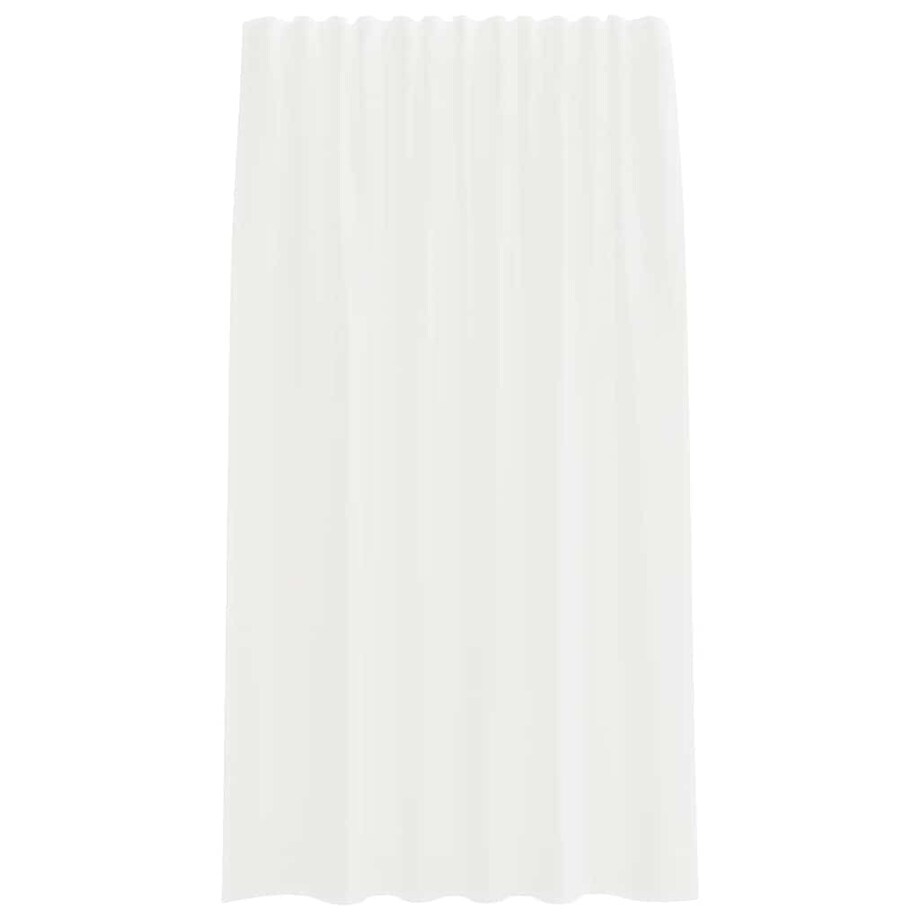 vidaXL Zasłony woalowe z kieszeniami na drążek 2 szt. białe