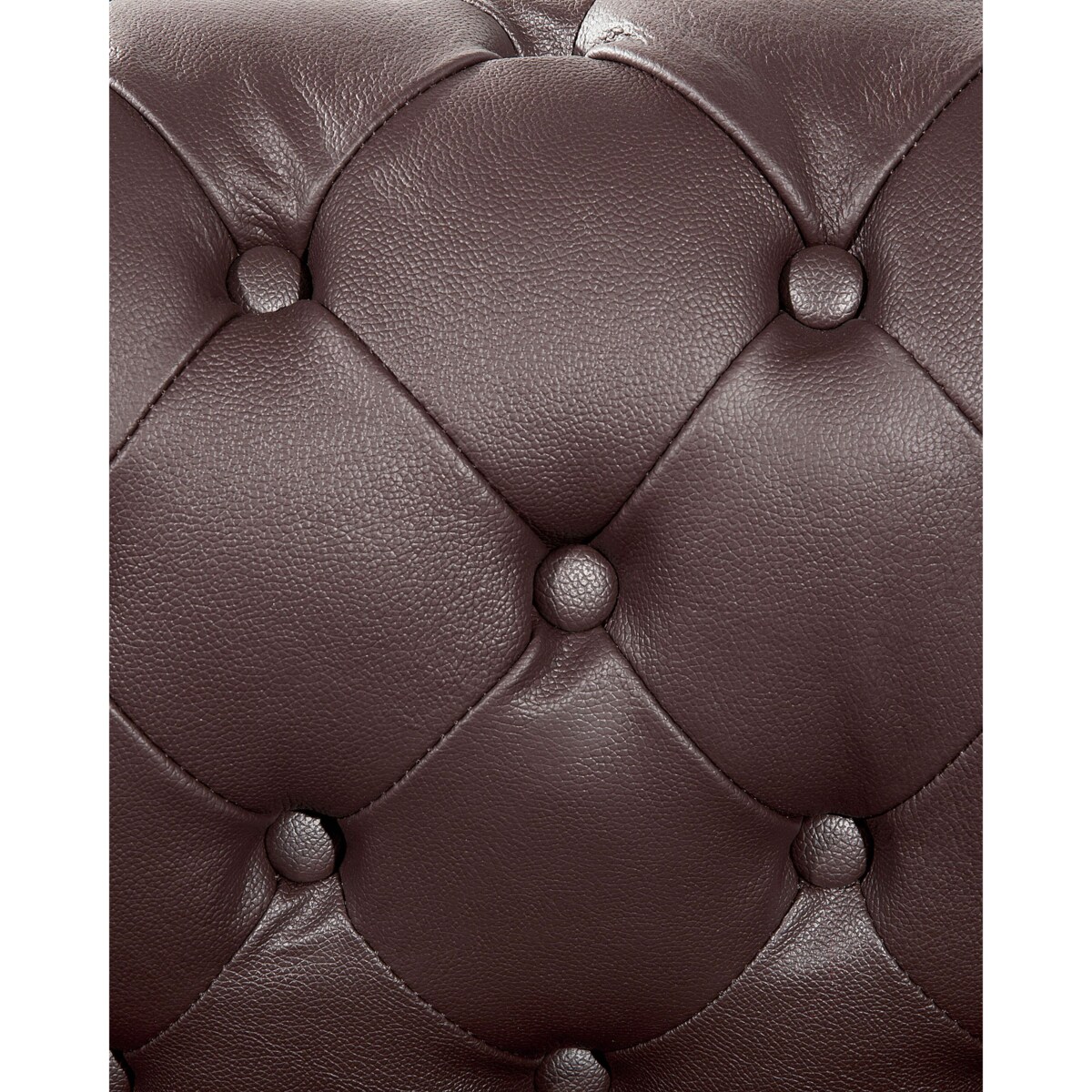 Fotel skórzany brązowy CHESTERFIELD