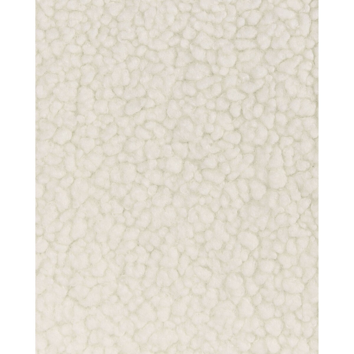 Fotel bujany boucle biały ze złotym ANASET