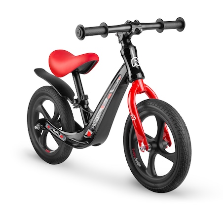 Rowerek biegowy dla dzieci magnesium Ricokids czarno-czerwony Funnu 760501
