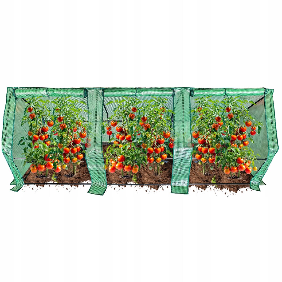 Mini Szklarnia Ogrodowa 270 X 90 Do Uprawy Roślin Na Grządkę